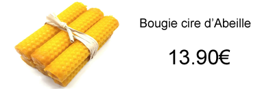 Bougie Cire d'Abeille